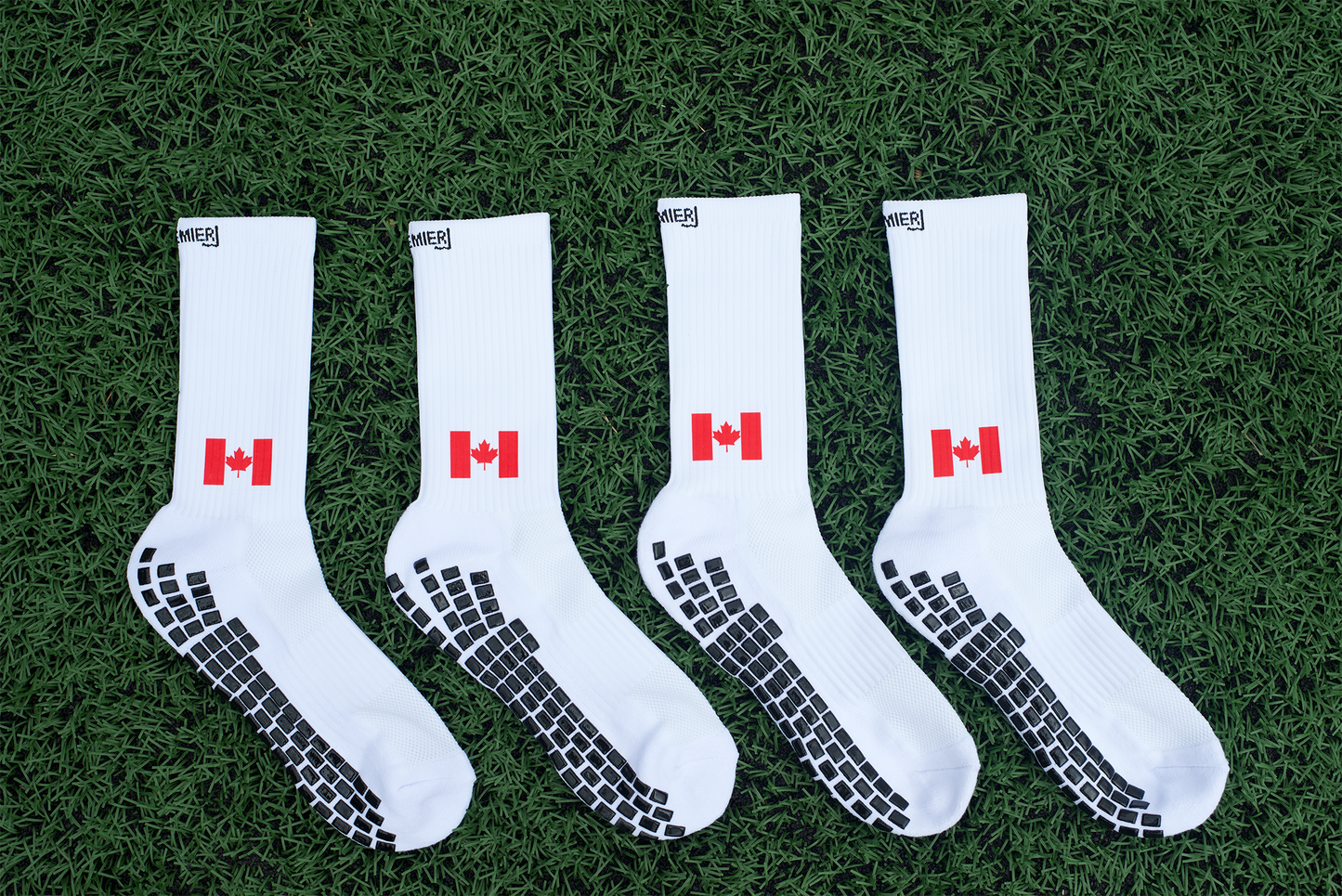 Premier Edge Canada Flag Grip Socks