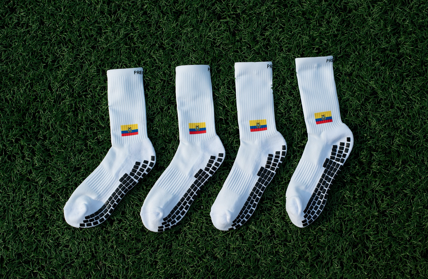 Premier Edge Ecuador Flag Grip Socks