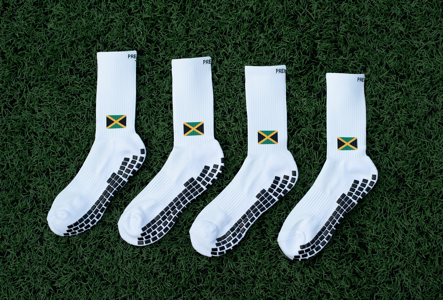 Premier Edge Jamaica Flag Grip Socks