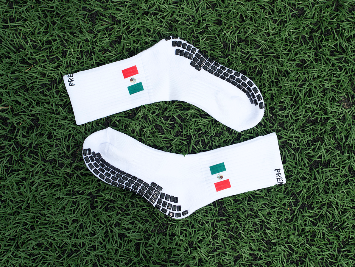 Premier Edge Mexico Flag Grip Socks