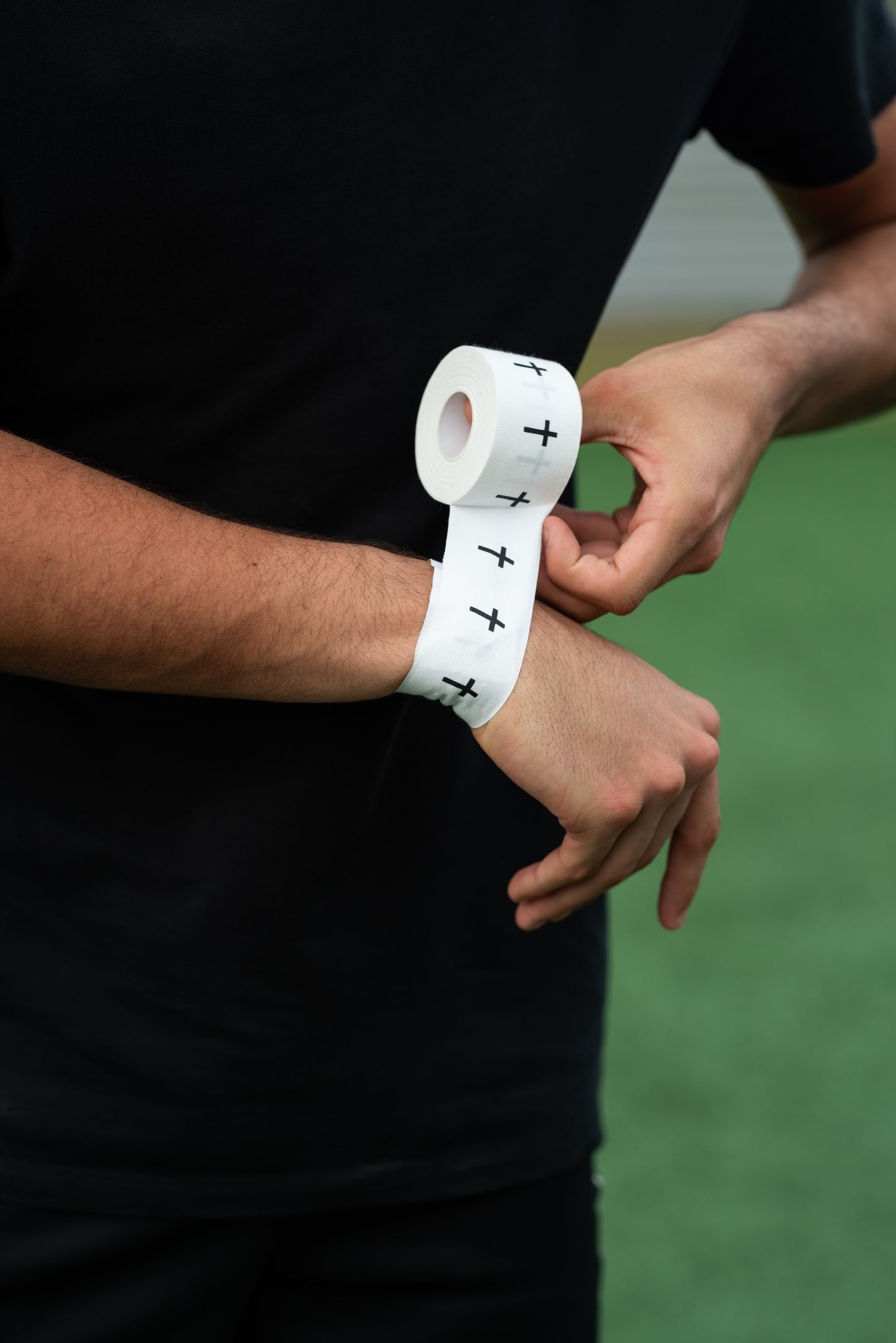 Premier Edge White Cross Wrist Tape